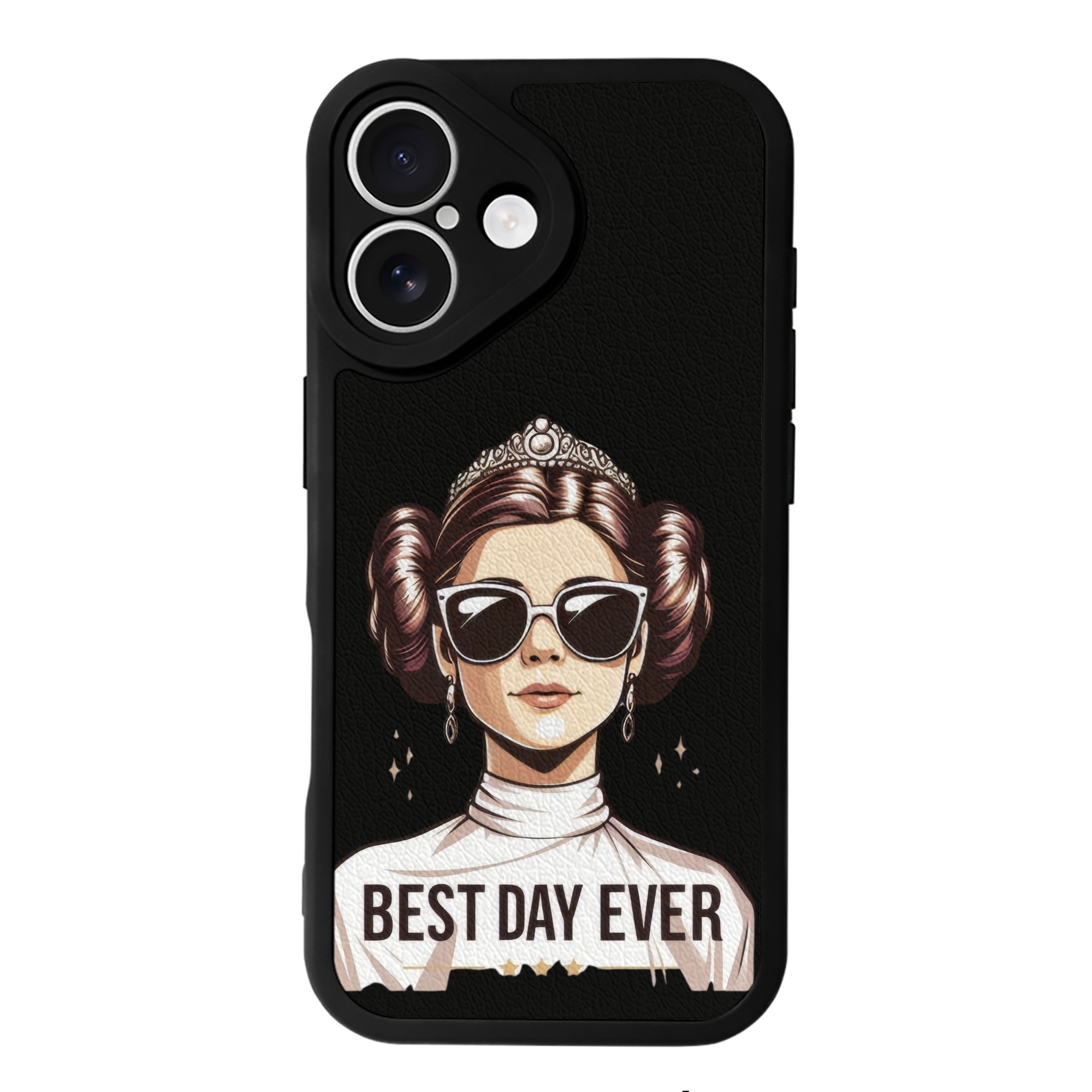 （画像用） スター・ウォーズ Star Wars 【iPhone 16シリーズ対応】シリコンスマホケース（レザー調） 材質：シリコン